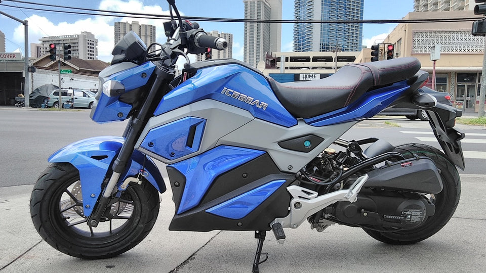 Venom Mini Max | 50cc Motorcycle | Automatic Transmission Blue