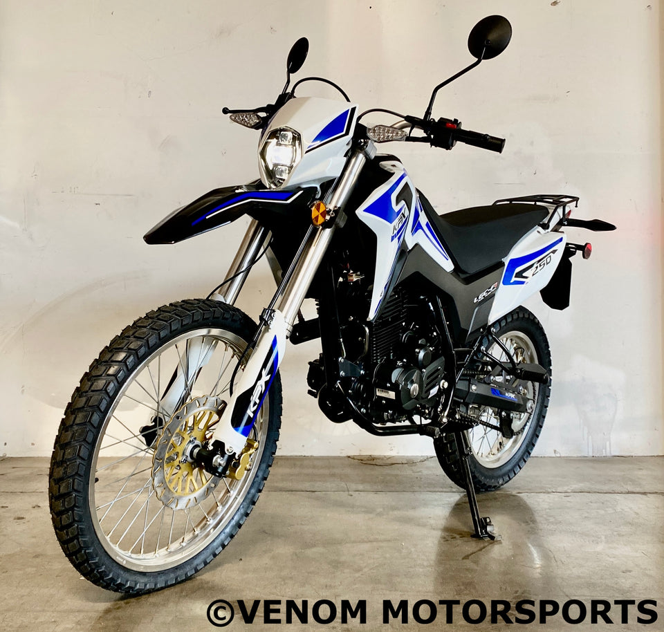 Lifan KPX 250 | 250cc Dual Sport Motorcycle | Fuel Injected | 6 Speed Blue