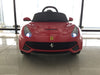 12V Ferrari F12 Ride on car for kids