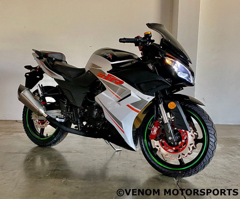 Venom x22R | 250cc Motorcycle | Ninja | 5 Speed Black