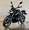 Venom Z250 | 250cc Motorcycle | Fuel Injected | 6 Speed Black