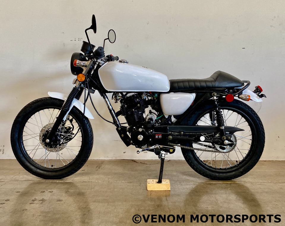 Venom Sportster 250cc Chopper | 5 Speed White