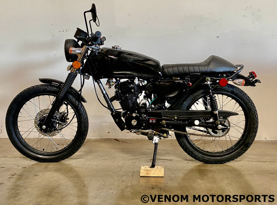 Venom Sportster 250cc Chopper | 5 Speed Black