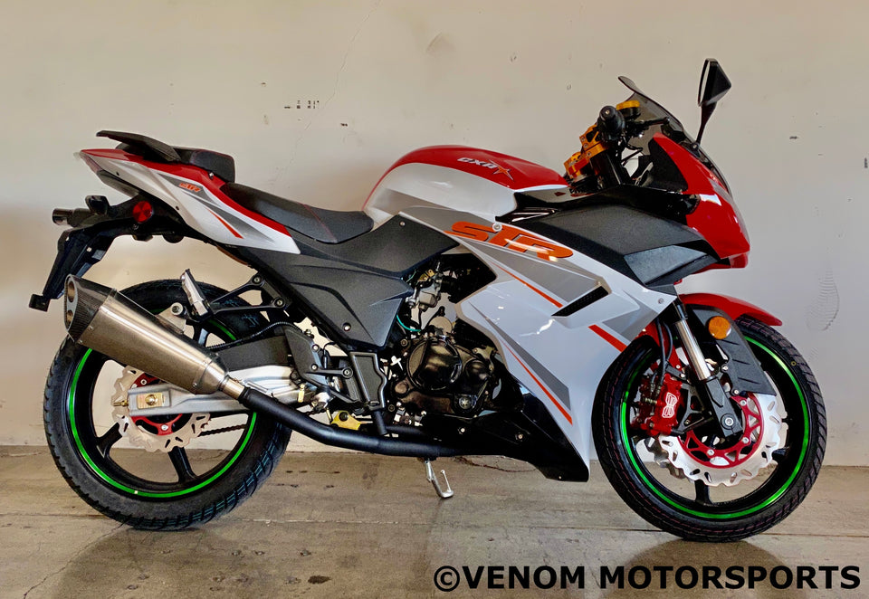 Venom x22R | 250cc Motorcycle | Ninja | 5 Speed Red