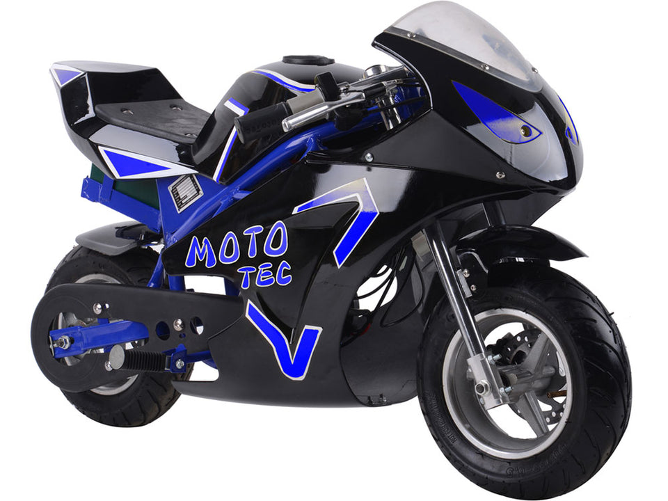 Venom 500W Electric Mini Pocket Bike 36V Blue