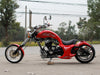 Venom Villain | 250cc Chopper | 5-Speed Red