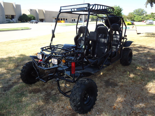 200cc Venom Go-Kart | 4 Seater | Automatic Transmission + Reverse Black