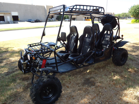 200cc Venom Go-Kart | 4 Seater | Automatic Transmission + Reverse Blue
