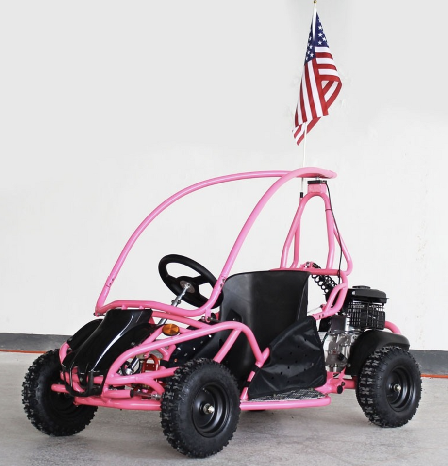 Venom Kids Speed Racer | 80cc Go Kart | Automatic Pink