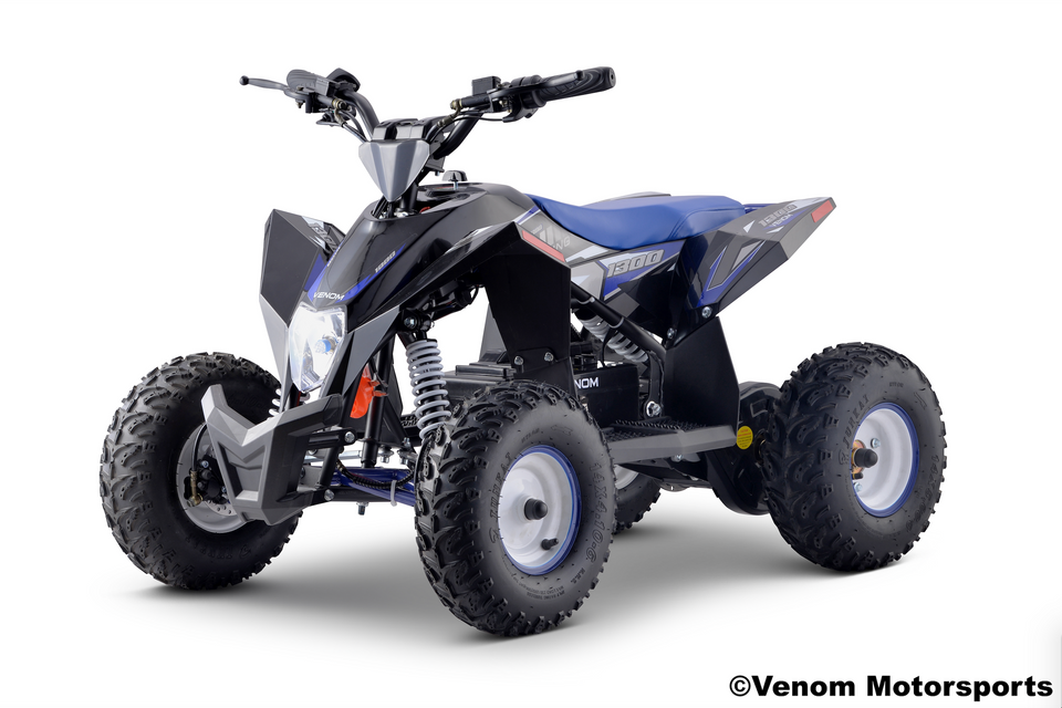 Venom E-Madix Electric ATV | 1300w | 48V Lithium Battery Blue Black