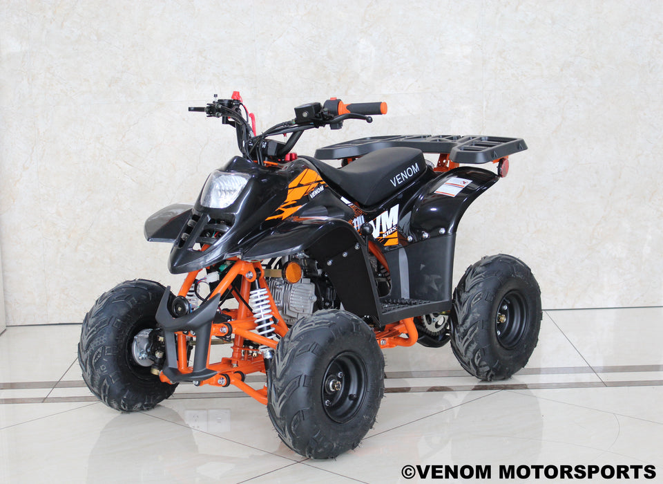 2020 Venom Mini Madix 110cc ATV | Automatic Transmission + Reverse Black