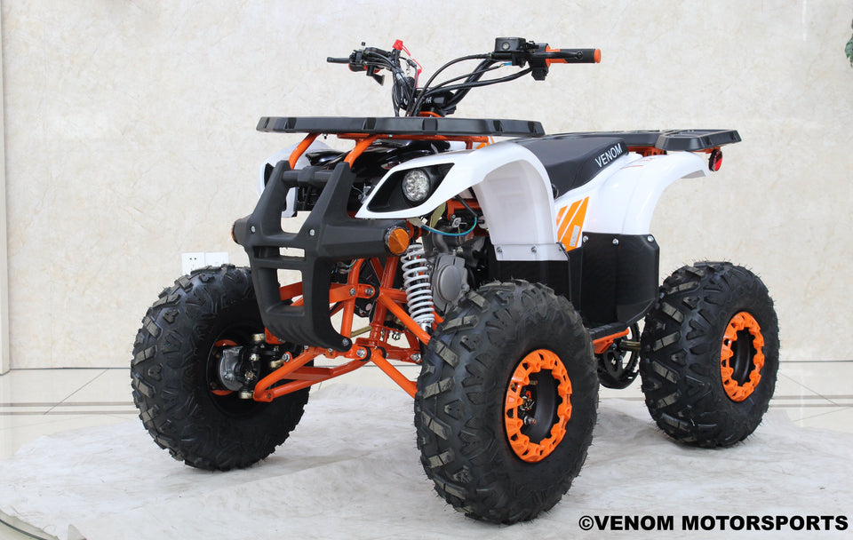 Venom Grizzly 125cc ATV | Automatic Transmission White